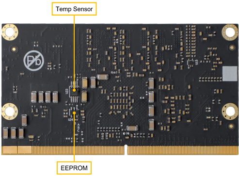 MYC-J1028X CPU Module Bottom-view